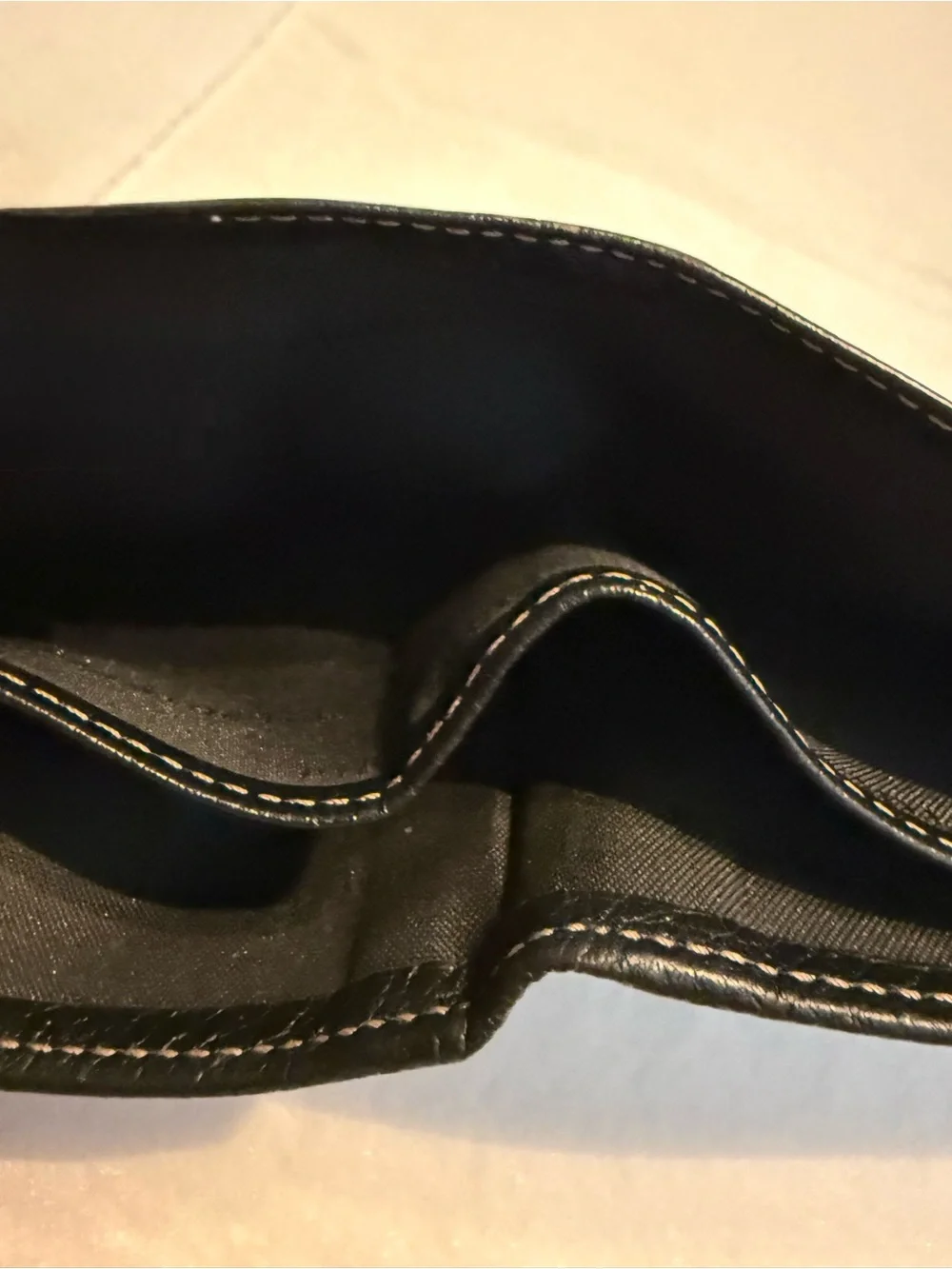 Pierotucci Black Genuine Leather Bifold Wallet Made in Italy Men’s